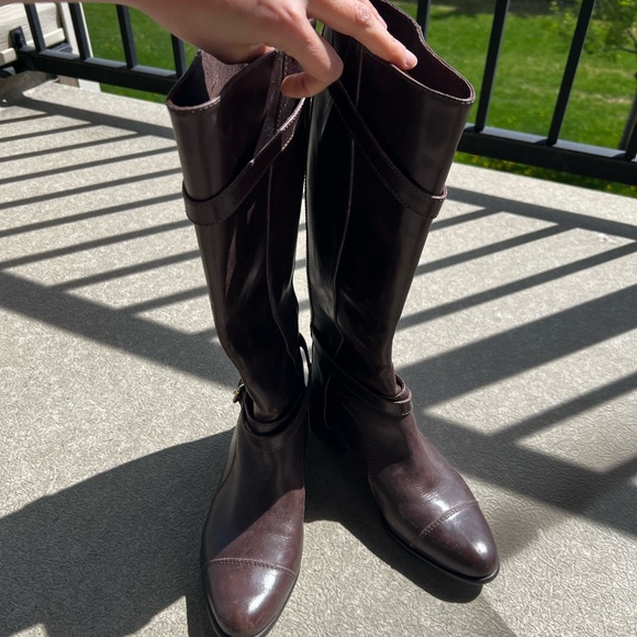 Pour La Victoire Leather Tall Riding Boots - Picture 9 of 9